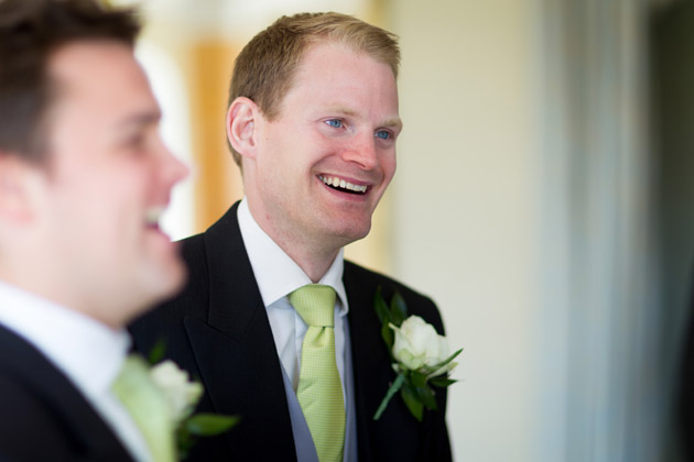 Groomsmen Waiting For Bride To Arrive