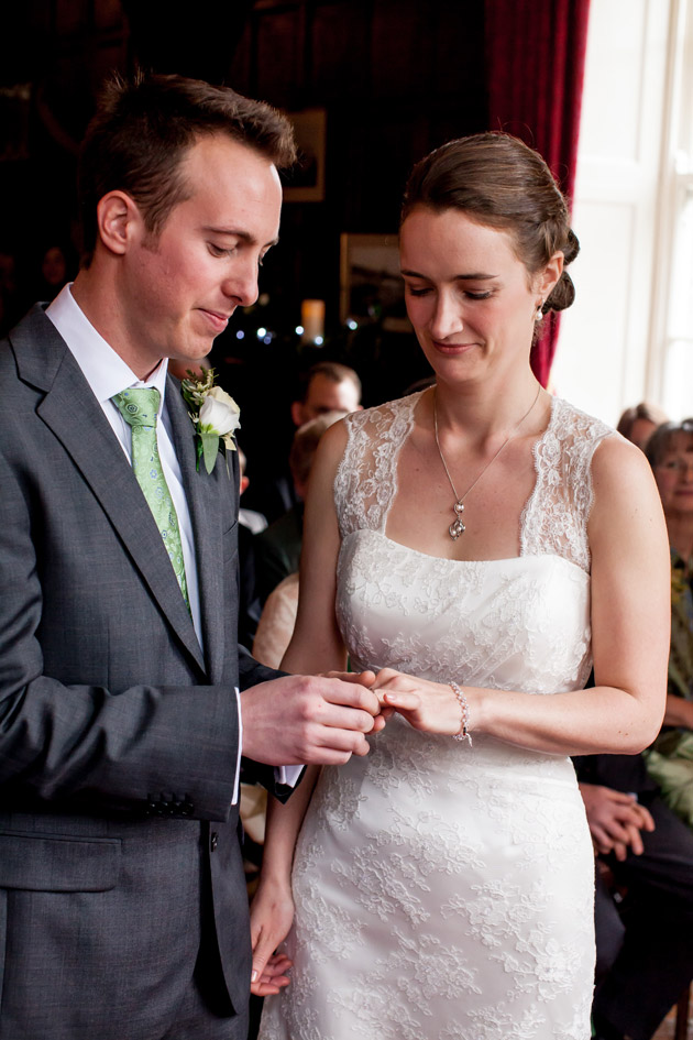 Bride and Groom Exchange Rings