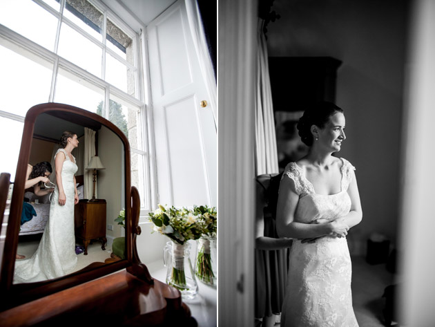 Bride Getting Dressed