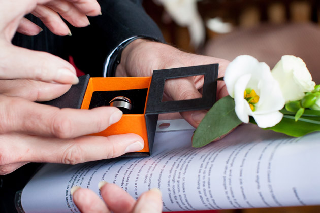 Groom With Wedding Rings