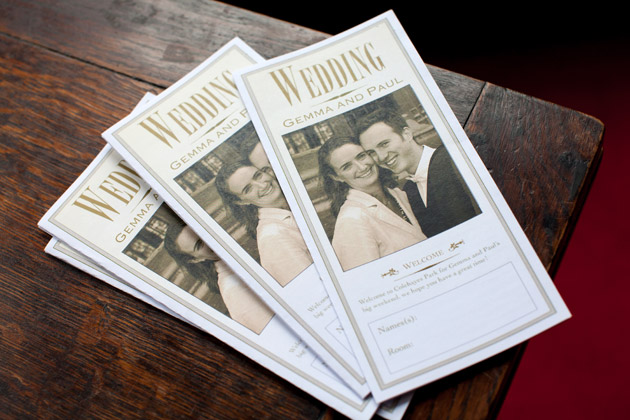 Wedding Welcome Booklet