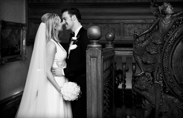 Bride and Groom at Armathwaite Hall