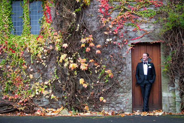 Groom Outside Armathwaite Hall