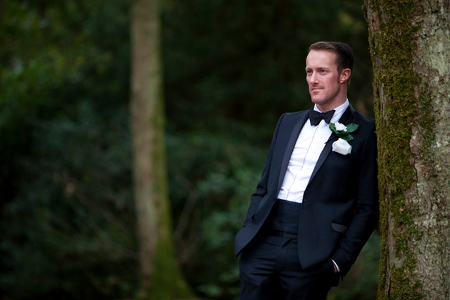 Groom Outside Armathwaite Hall