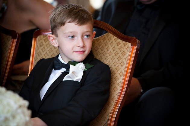 Pageboy at the Ceremony