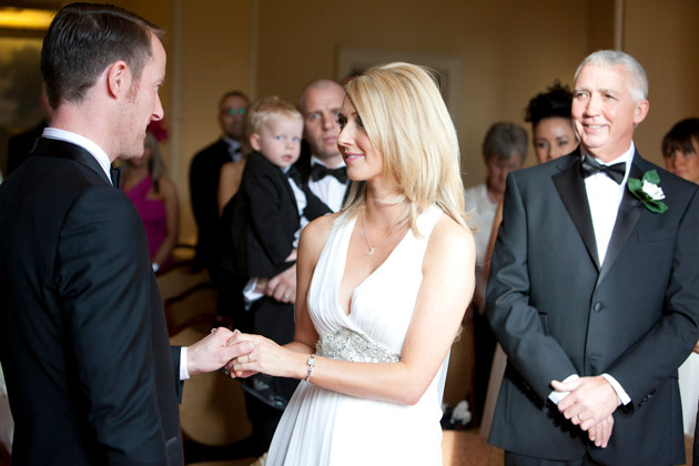 Bride And Groom Say The Vows