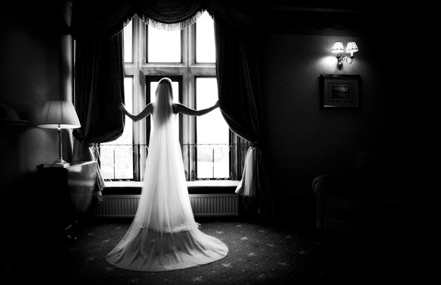 Bride By Window