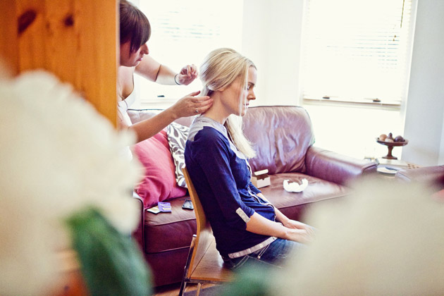 Bride Getting Ready