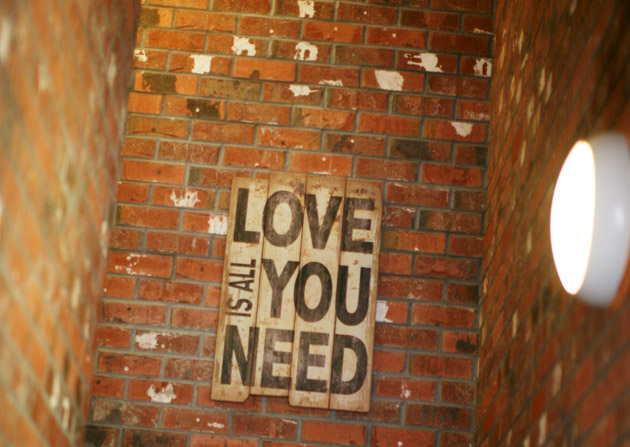 All You Need Is Love Sign