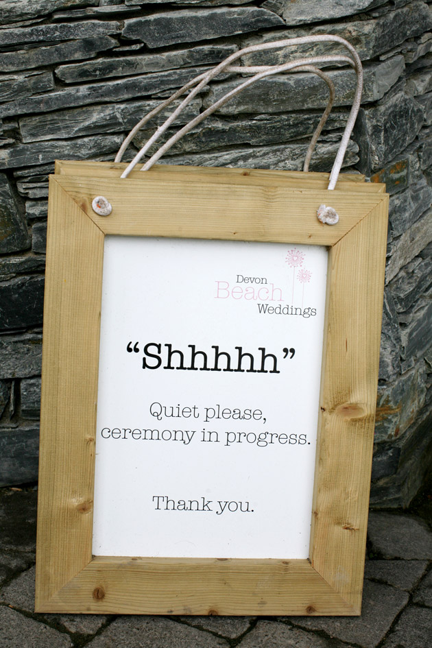 Ceremony Sign