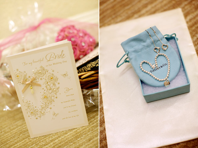 Wedding Card and Tiffany's Jewellery