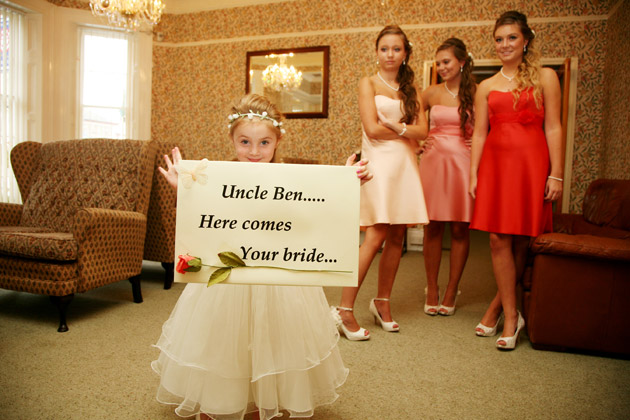 'Here Comes the Bride' Sign