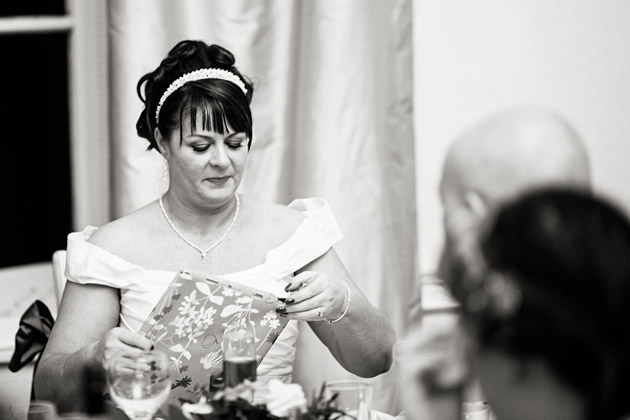 Bride Opening Present