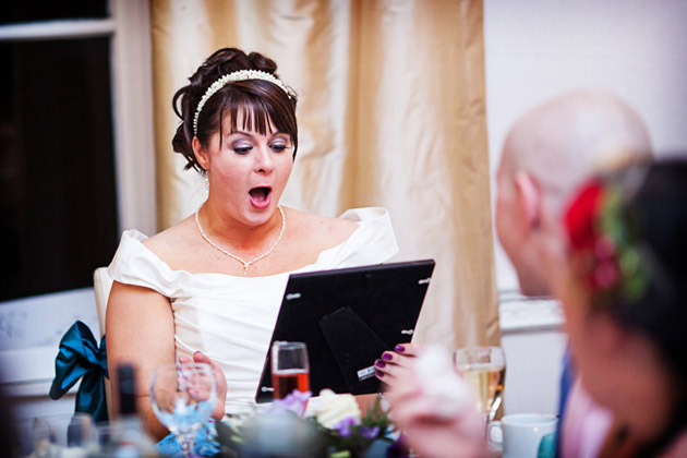 Bride Opening Present