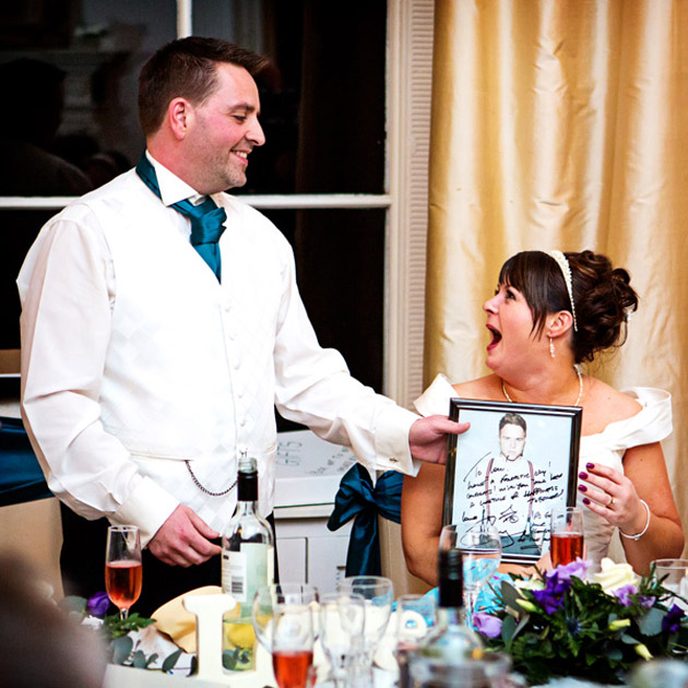 Bride's Very Own Olly Murs Personal Message