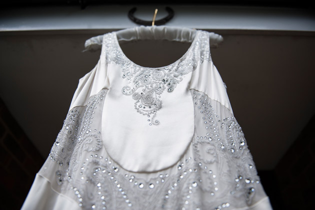 Jenny Packham Gown on Hanger