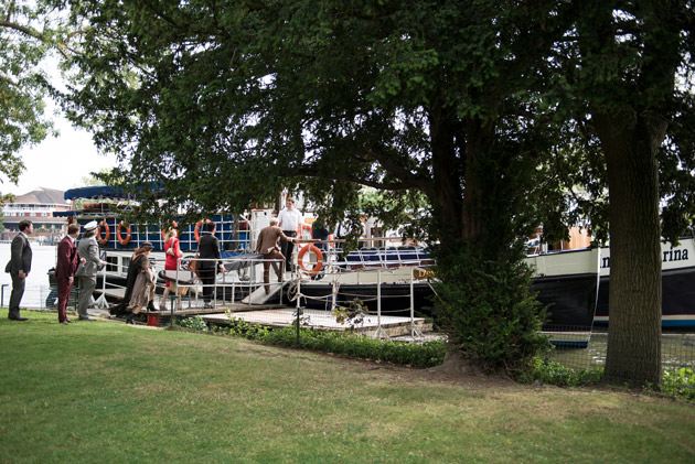 Guests Board the Boat