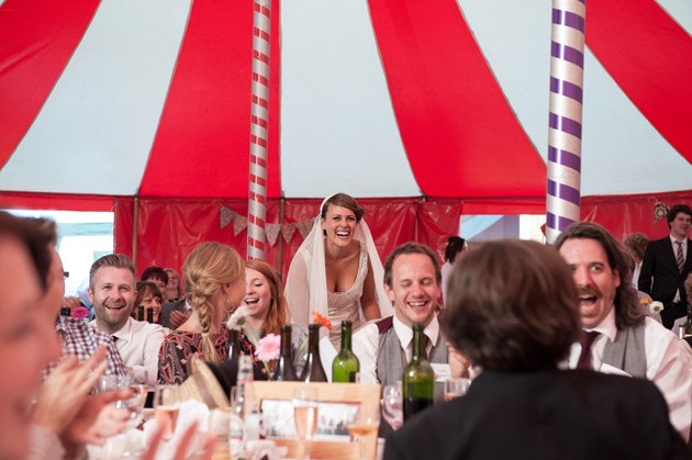 Wedding Guests Laughing