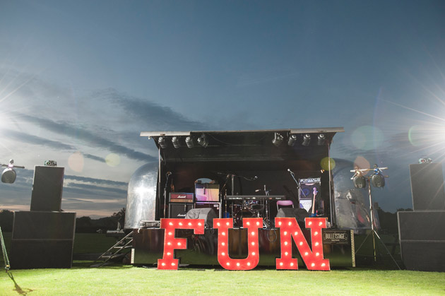 Stage at Reception 