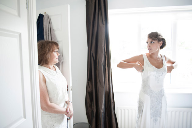 Bride Getting Ready