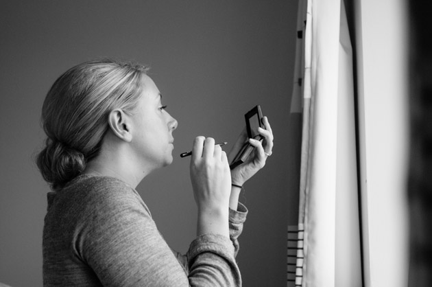 Bride Getting Ready