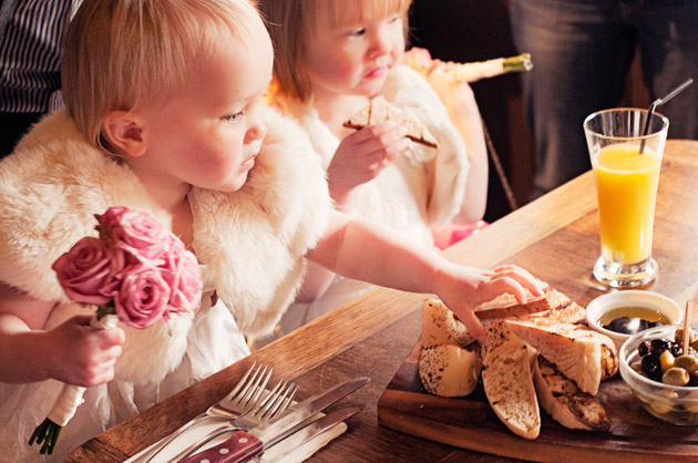 Flower Girls at the Table