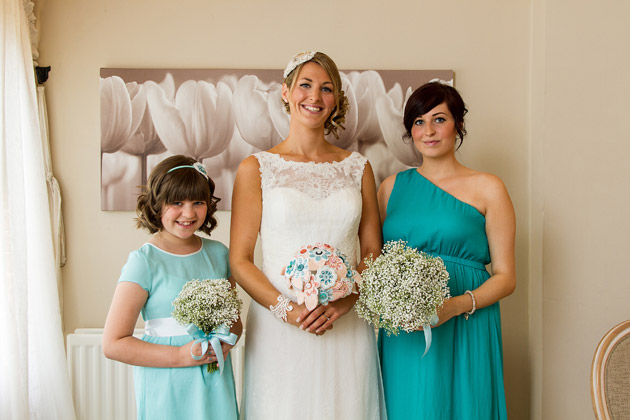 Bride and Bridesmaids