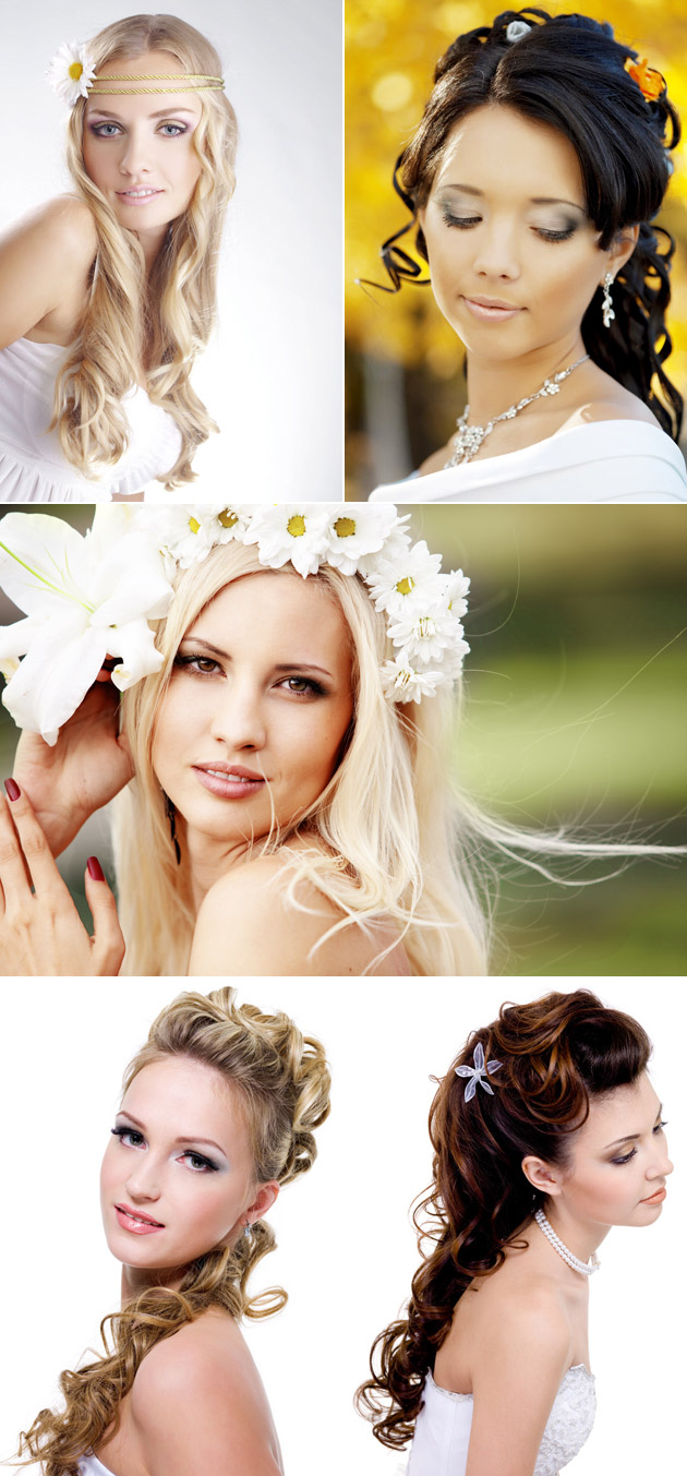 Bridal Wedding Hair Down Styles