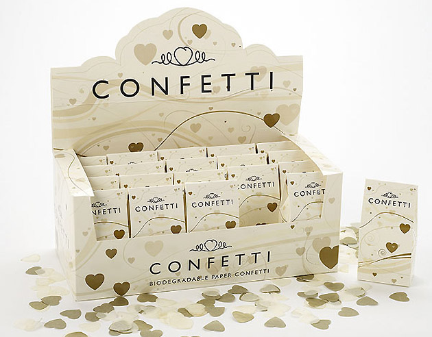 Ivory Biodegradeable Throwing Confetti Pack