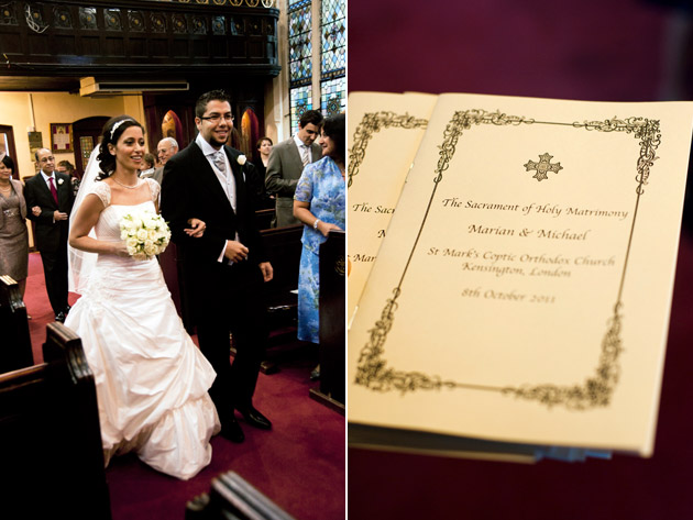 Bride and Groom Walk Down The Aisle Together