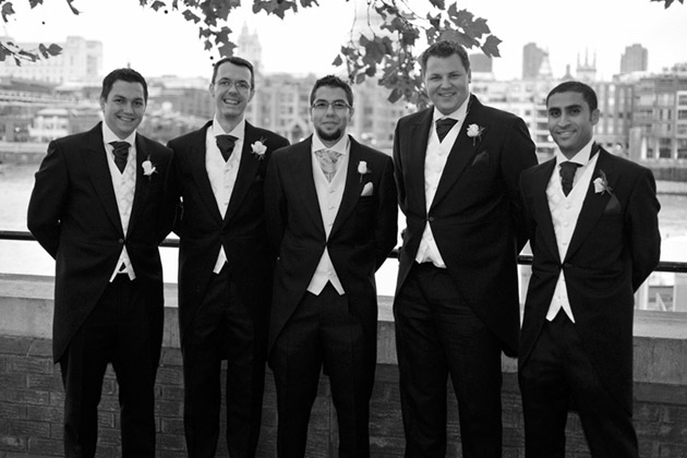 Groom and Groomsmen After Ceremony