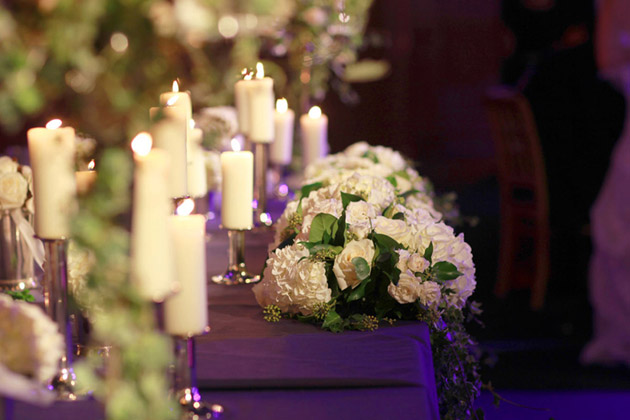 Candles at the Globe Theatre