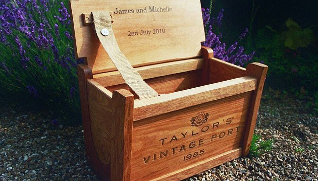 Vintage Style Wine Crate