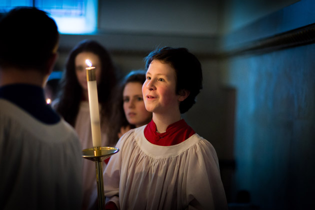 Altar Boy Ready for Ceremony