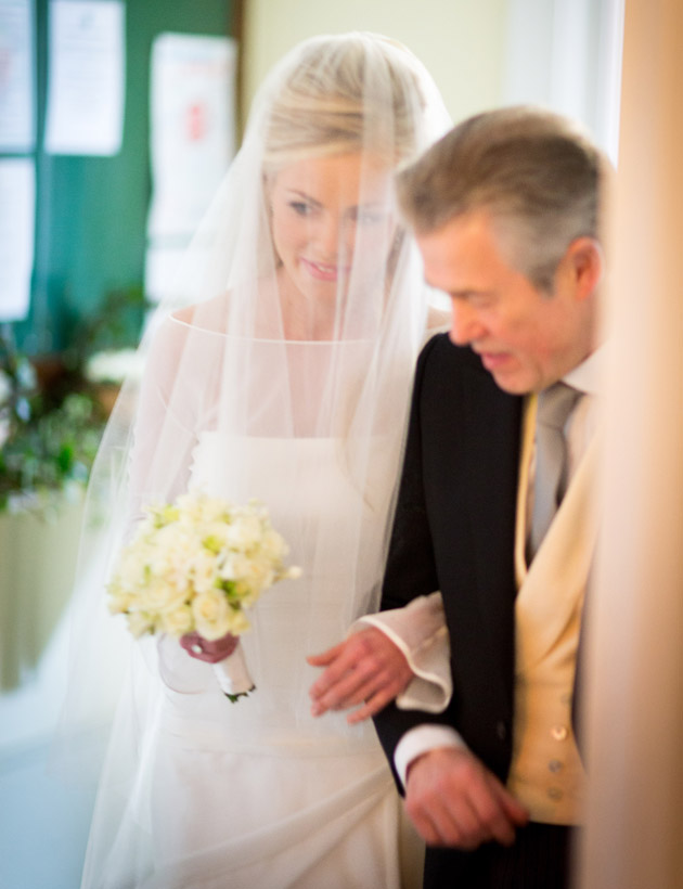 Bride Arriving with Father