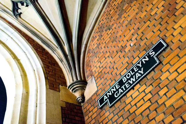 Anne Boleyn Gateway Inside Hampton Court Palace