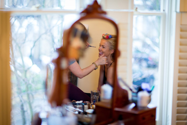 Bride Getting Ready