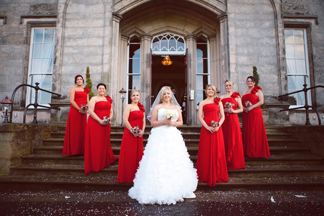 Bride with Bridesmaids