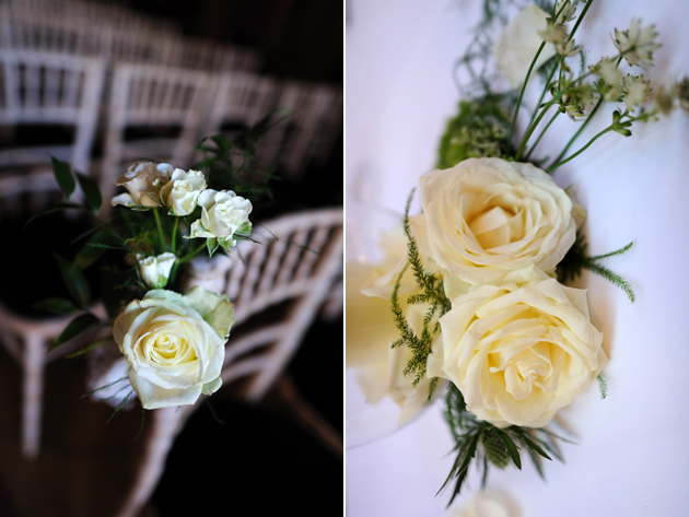 Ceremony Room Roses Decor