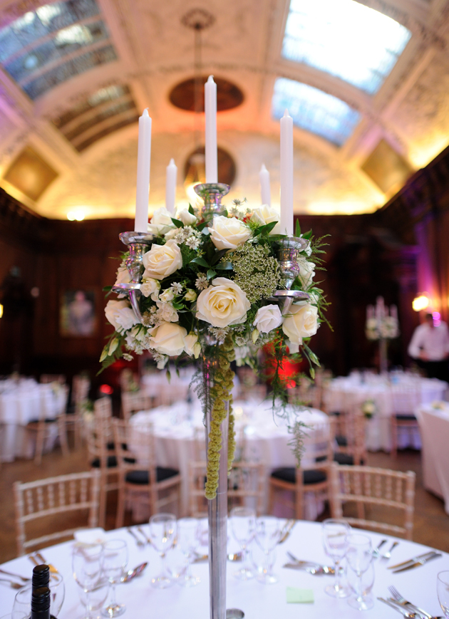 Wedding Rose Table Centrepieces