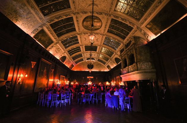 Guests Enjoying Dinner at Reception