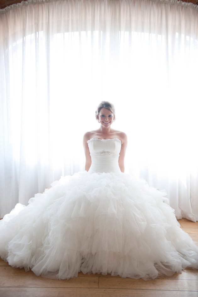 Bride in Maggie Sottero Gown