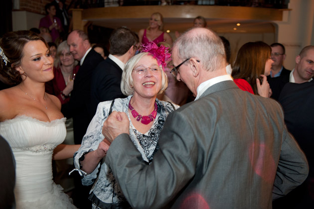 Bride Dancing With Parents