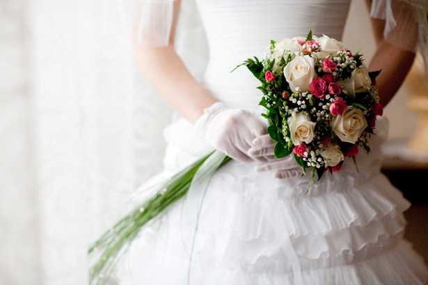 Crescent Bridal Bouquet