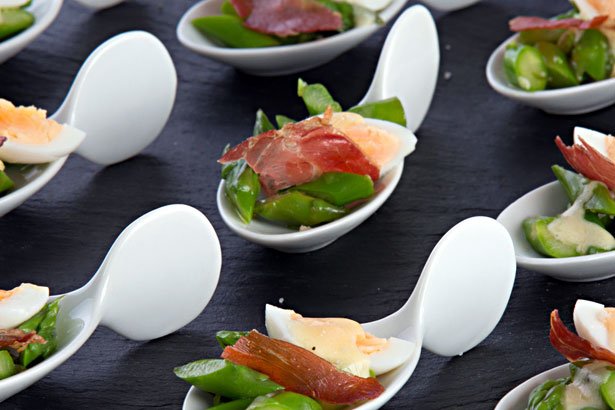 Trays of canapés