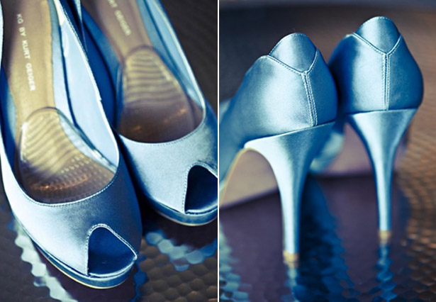 Blue Kurt Geiger shoes