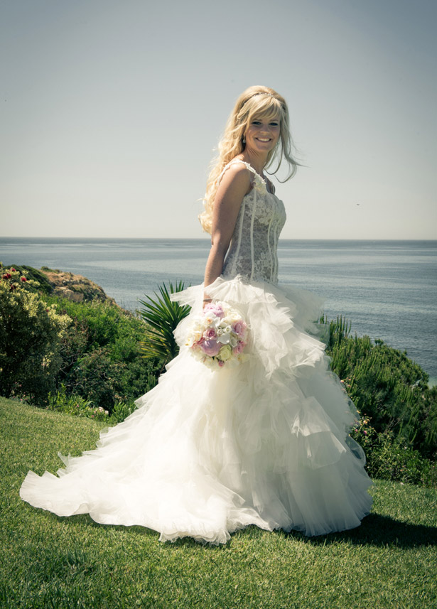 Bride ready for the ceremony