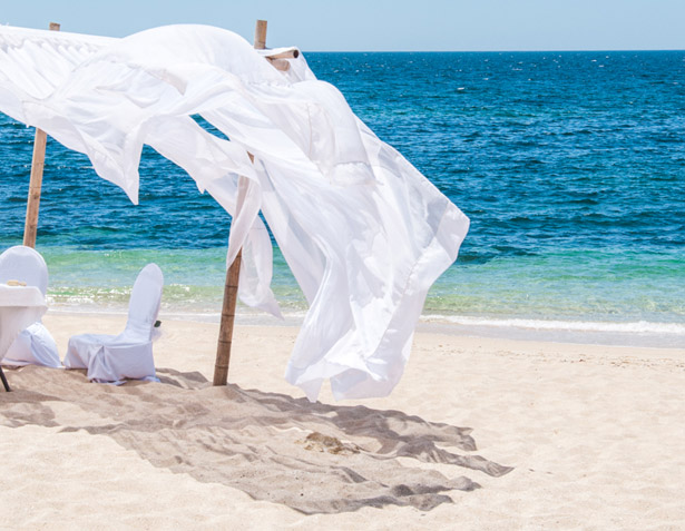 Beach wedding ceremony | Confetti.co.uk