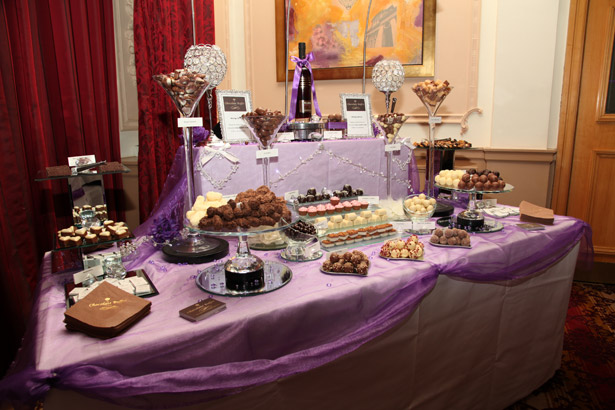 Purple sweet buffet