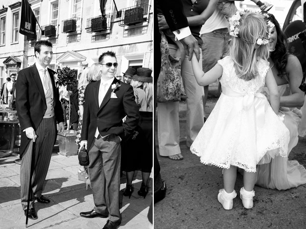 Groom and Flower Girl